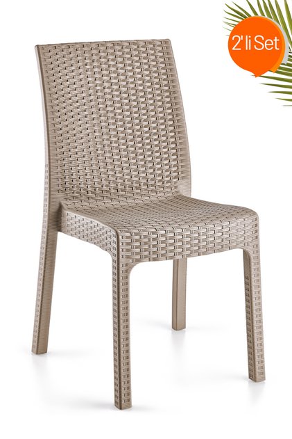 Holiday Deluxe Kolsuz Sandalye 2'li Set