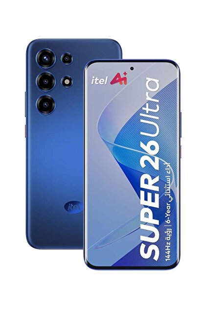 İtel S26 Ultra Dual SIM Sapphire Black Blue 8+8GB RAM 256GB 4G