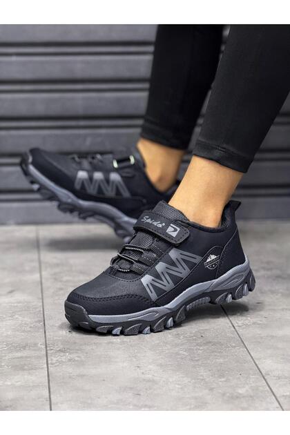 Girls Boys Unisex Rain Snow Winter Velcro Trekking Shoes