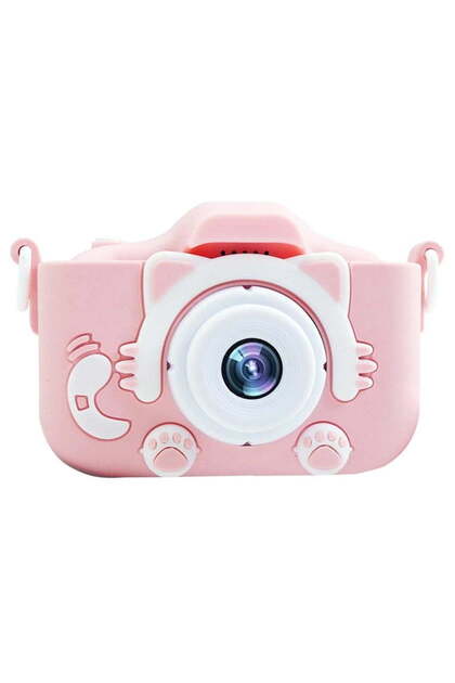 Cameră foto pentru copii, 40 MP, Full HD 1080P, model pisică, cameră frontală/spate, funcție selfie