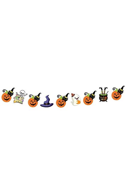 Cadılar Bayramı Happy Hallowen Dekoratif Banner