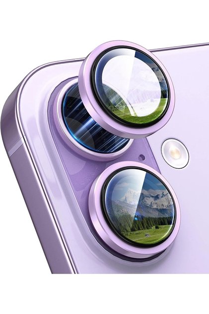 iPhone 17 Compatible Aluminum Camera Protection Lens Protector Tempered Glass