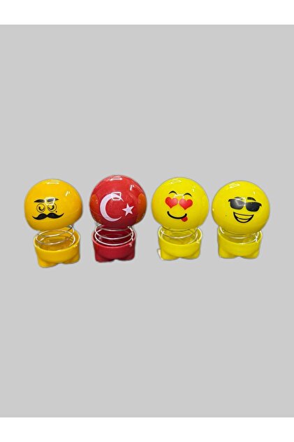 OTO SÜSLEN İSTANBUL Zıp Zıp Emoji Kafalar Araç Torpido Üstü