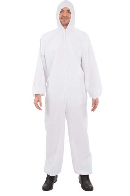 Bay Compatible White Jumpsuit Halloween Costume