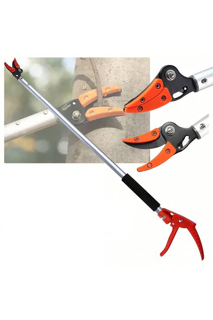 Foarfece de grădinărit, lungime 100 cm, mâner ergonomic, reglare unghi de tăiere la 90°