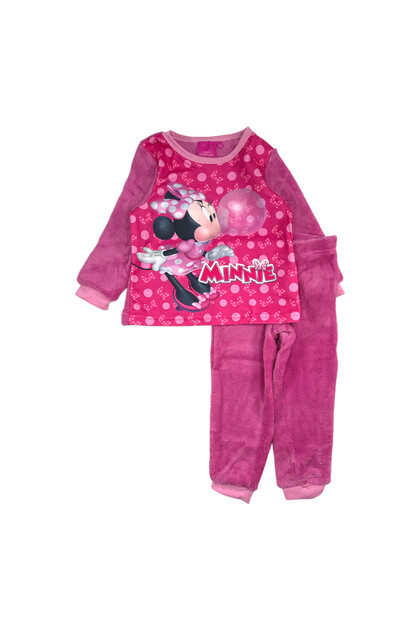 Παιδικές πιτζάμες, μακρύ μανίκι, cocolino, φούξια, Minnie Mouse, Disney