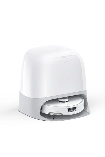 Aspirator robot Q Revo Curv QRC02-00, 18500Pa, 6400mAh, 66W, LiDar 3D, Stație, 4h, Alb