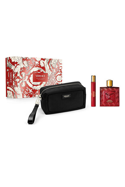 Versace Eros Flame EDP Set (100 ML Parfüm+ 10 ML Seyahat Boy +