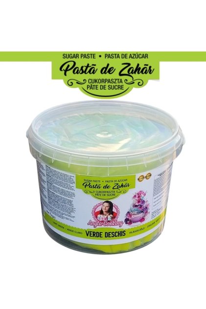 Ζαχαρόπαστα PREMIUM - ΑΝΟΙΧΤΟ ΠΡΑΣΙΝΟ - 1 kg -