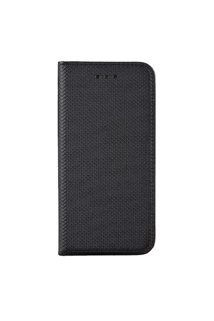 Θήκη Flip Book για Motorola Edge 40 Neo, Σχεδιασμός με υφή, Έξυπνο απαλό κλείσιμο, Μαύρη
