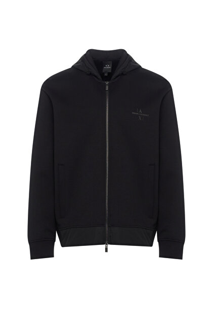 Armani Exchange ERKEK SİYAH FERMUARLI SWEATSHIRT XM000515AF13047