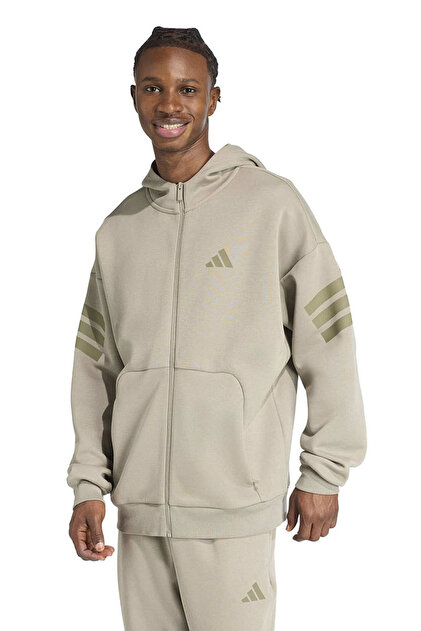 adidas Erkek Günlük Kapşonlu Eşofman Üstü M Fı 3S Fz Jw7112