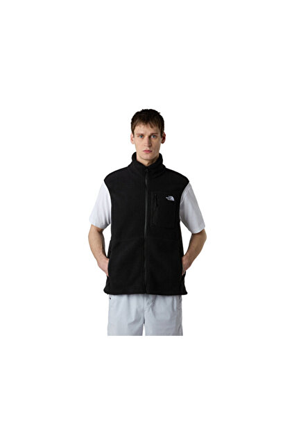 M Yumiori Vest Erkek Outdoor Polar Yelek NF0A8B65JK31 Siyah