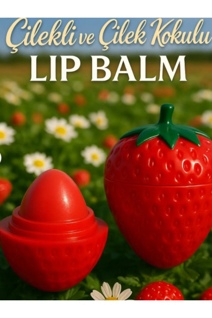 AKa7171　パブミラー　シュリッツ・モルト・リカー　ＴＨＥ　ＢＵＬＬ AcarlarTicaret ÇİLEK KOKULU, ÇİLEK GÖRÜNÜMLÜ LİP BALM RUJ - Fiyatı