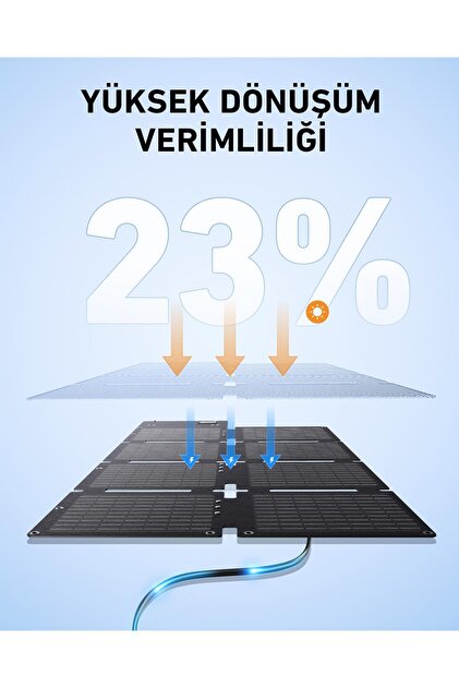 Anker SOLIX PS60 Taşınabilir Güneş Jeneratörü 60W - A2438 - Fiyatı