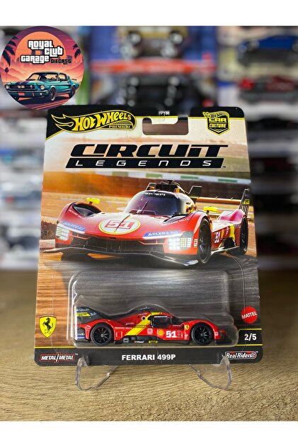 HOT WHEELS FERRARI 499P - Circuit Legends - PREMIUM - (1/64
