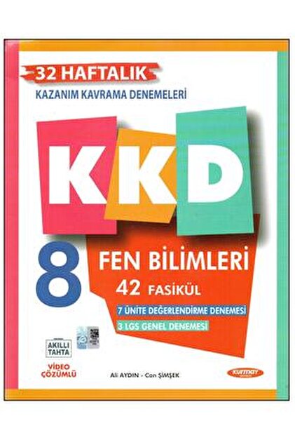 Kurmay Yayınları KURMAY YAYINLARI KKD 8 MATEMATIK (44 FÖY