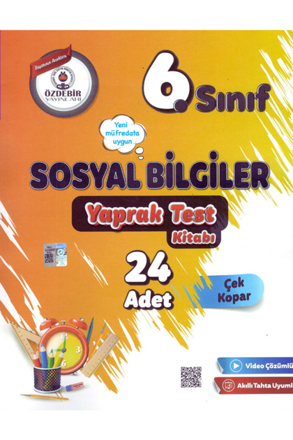 ÖZDEBİR YAYINEVİ 6.Sınıf Tüm Dersler Soru Bankası ve Yaprak Test