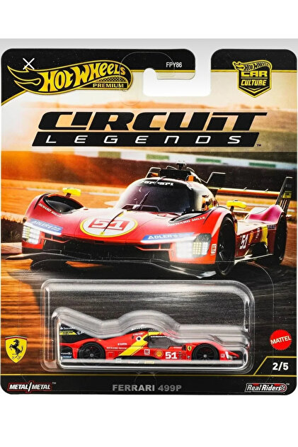 HOT WHEELS Premium Car Culture Circuit Legends Ferrari 499P Metal