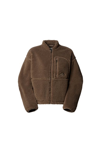 W Extreme Pile 2 Fz Jacket Women's Outdoor Fleece Jacket Nf0A88Zbbow1 Brown