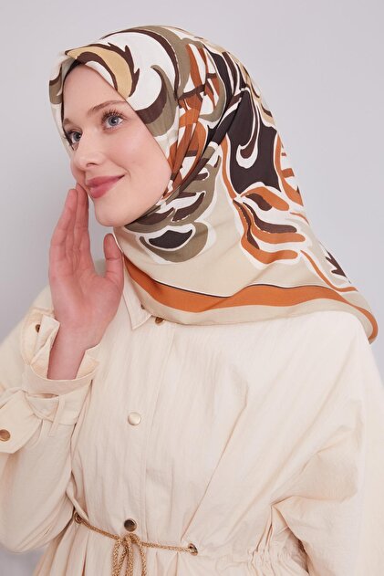 وشاح أورا ذو فرع زهرة بيج