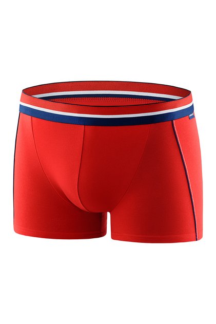 Boxer barbati BB107RROS din bumbac cu lycra
