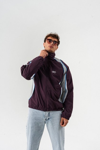 Graff Parachute Fabric Zippered Windbreaker Jacket