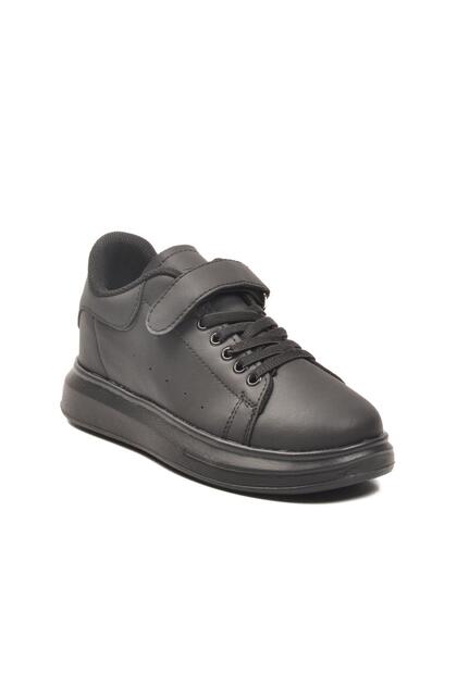 2540-K F Black-Black Children's Sports Shoes
