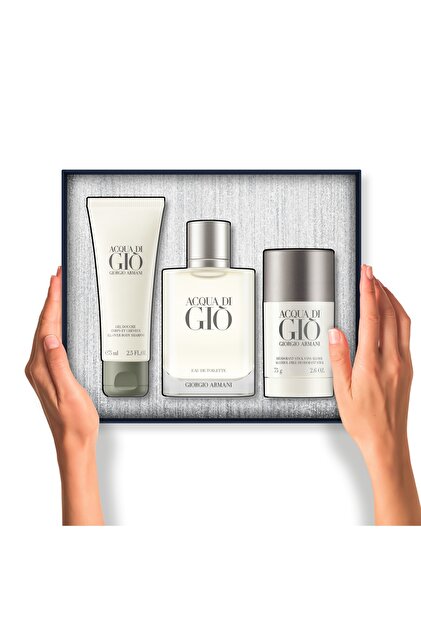 Giorgio Armani Acqua Di Gio Edt 100 ml + Deodorant + Şampuan Erkek