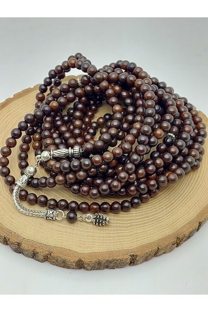 Walnut Wood 500-Bead Dhikr Rosary 6mm (56910)
