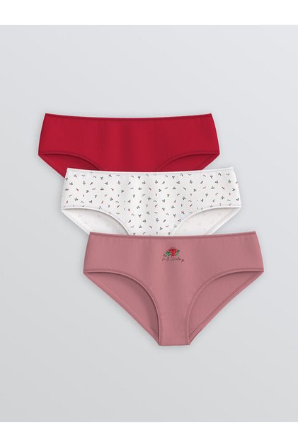 Printed Brazilian Panties 3-Pack (W5)