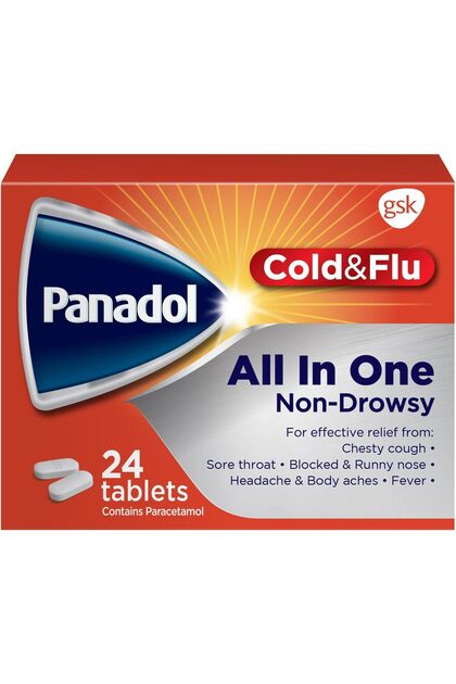 All-in-One Cold and Flu 24-Tablets
