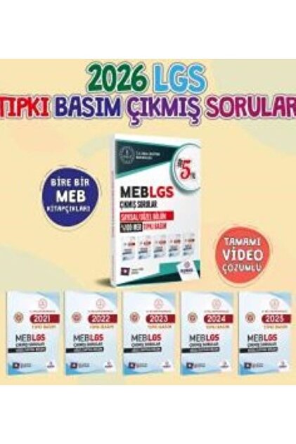 Kurul Yayıncılık 8. SINIF MEB LGS ÇIKMIŞ SORULAR (SAYISAL/SÖZEL