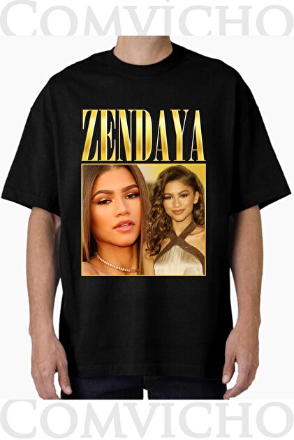 تي شيرت مطبوع بتصميم Zendaya v1 للجنسين