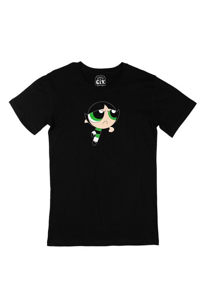 Powerpuff Girls Butter Cup Black T-Shirt