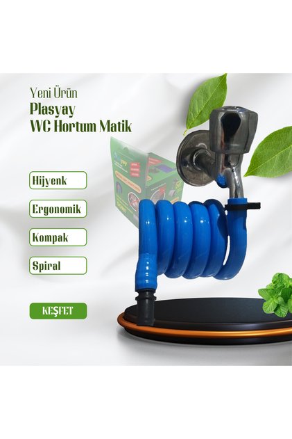 Spiral Wc Hortum Matik 97-100 Cm Mavi