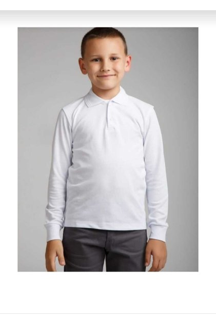 Long Sleeve Polo Neck School Tshirt