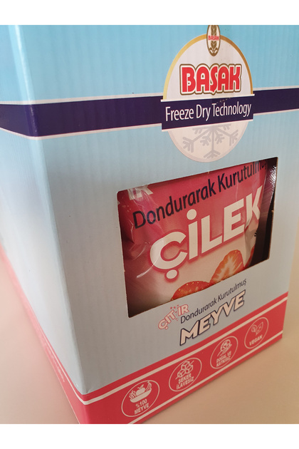 【お値下げ！】 WILDSTRAWBERRY BAŞAK - FREEZE DRİED-DONDURARAK KURUTULMUŞ ÇİLEK 18 gr. X 6 Adet