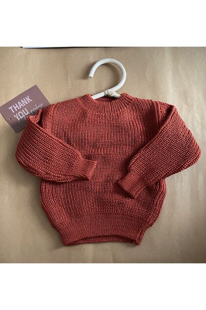 Unisex Thessaloniki Baby Kids Knitwear Sweater-Tile