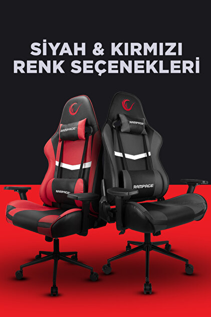 Rampage Oyuncu Koltuğu Kl-r56 Hydra 3d Kol, 180° Yatar, Gamıng