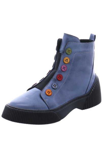 Denim Genuine Leather Boots - Model Name Kahlo