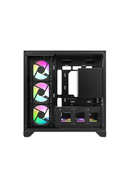 Strong Dragon 7x 120 mm Fanlı ARGB Kumandalı ATX Akvaryum Siyah