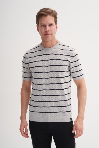 Regular Fit Crew Neck Knitwear T-Shirt