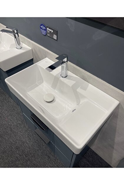 TURKUAZ Cerastyle Sharp 65 X 38 Cm Etajer Uyumlu Lavabo - Fiyatı