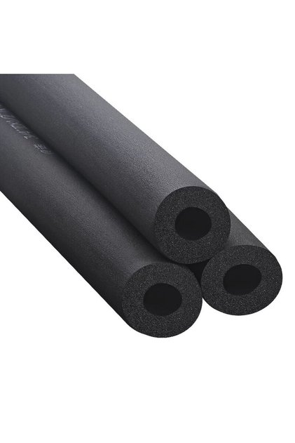 Ses ve Isı Yalıtımlı Yumuşak Kauçuk Sünger Boru Izolasyonu Boru İç Çapı 28 mm, Kalınlığı 9 mm