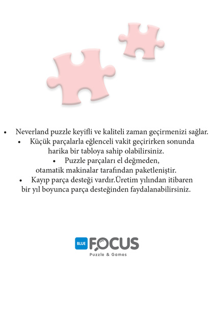 Blue Focus 2000 Parça Puzzle - Planets (GEZEGENLER) - Fiyatı