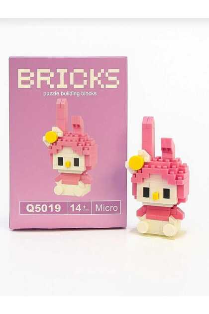 BTİCARET Bricks My Melody | Kuromi Yapı Oyuncak – Sevimli Karakter