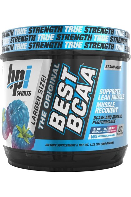Best BCAA Muscle Protein Synthesis - Improved Performance‚ Blue Raspberry 60 Servings