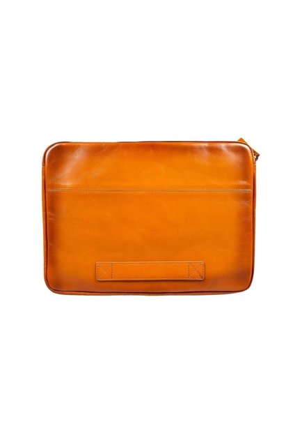 Awe Slim Genuine Leather Tan 14Inch Laptop / MacBook Case