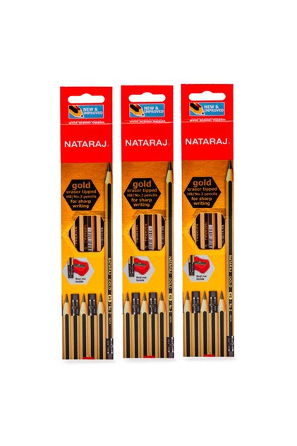 Gold HB Pencil 12pcs x 3 Assorted